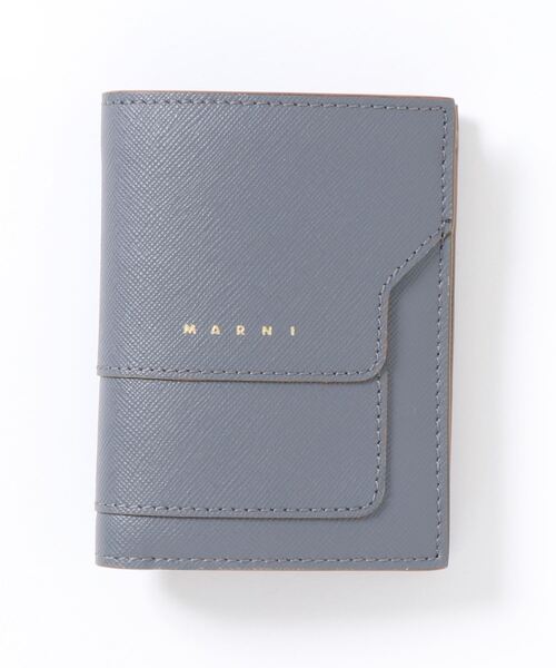 MARNI（マルニ）の「TRUNK / バイフォールドウォレット（財布・レディース・ライトブルー/ブラック/グリーン/ブラック系その他/ベージュ/グレー/イエロー/ベージュ系その他/ベージュ系その他2/ブルー/オレンジ/カーキ/ホワイト系/イエロー系その他/プラム/ネイビー/ライラック/ピンク/イエロー系その他2/オフホワイト/オリーブ・ONE SIZE）」の5枚目の写真