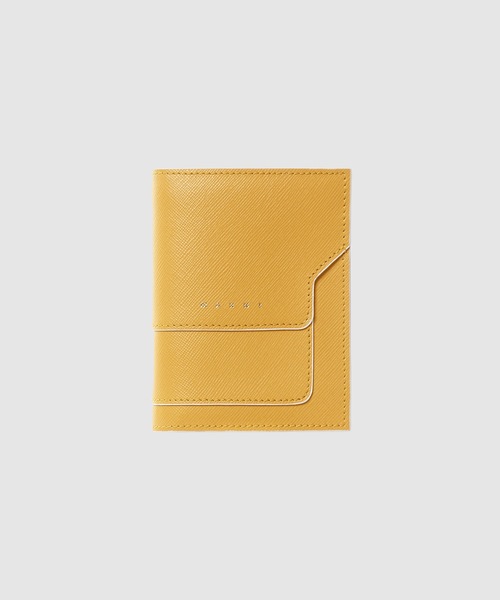 MARNI（マルニ）の「TRUNK / バイフォールドウォレット（財布・レディース・ライトブルー/ブラック/グリーン/ブラック系その他/ベージュ/グレー/イエロー/ベージュ系その他/ベージュ系その他2/ブルー/オレンジ/カーキ/ホワイト系/イエロー系その他/プラム/ネイビー/ライラック/ピンク/イエロー系その他2/オフホワイト/オリーブ・ONE SIZE）」の17枚目の写真