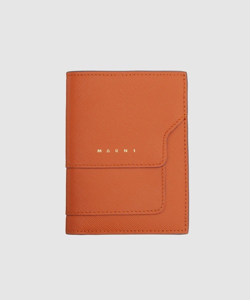 MARNI（マルニ）の「TRUNK / バイフォールドウォレット（財布・レディース・ライトブルー/ブラック/グリーン/ブラック系その他/ベージュ/グレー/イエロー/ベージュ系その他/ベージュ系その他2/ブルー/オレンジ/カーキ/ホワイト系/イエロー系その他/プラム/ネイビー/ライラック/ピンク/イエロー系その他2/オフホワイト/オリーブ・ONE SIZE）」の21枚目の写真