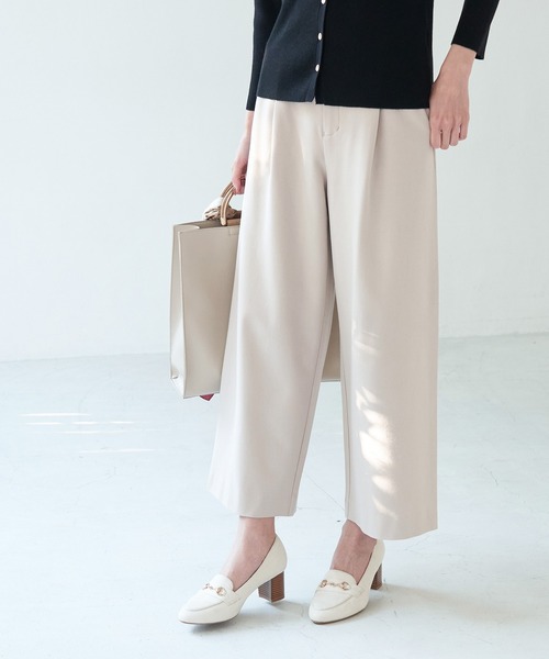 セール らくぽか 裏起毛タックワイドパンツ その他パンツ Rope Picnic ロペピクニック のファッション通販 Zozotown