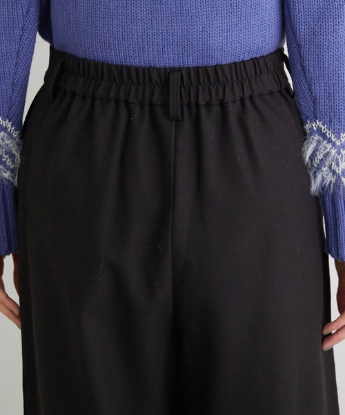 ROPE' PICNIC(ロペピクニック)の「【らくぽか】裏起毛タックワイドパンツ(その他パンツ・レディース・ブラック/ベージュ/ブラウン/ブラック系その他/ベージュ系その他/ブラック系その他2・40/38/36)」の10枚目の写真