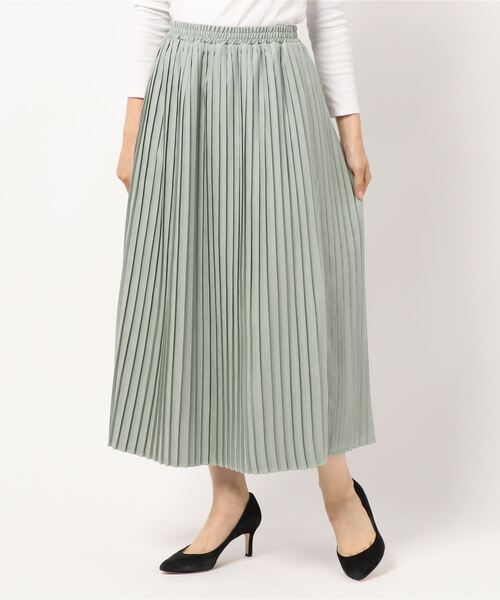 12Twelve Agenda(トゥエルブ アジェンダ)の「マイクロコーデュロイプリーツスカート(スカート・レディース・ミント/ライトベージュ/ベージュ・M)」の19枚目の写真