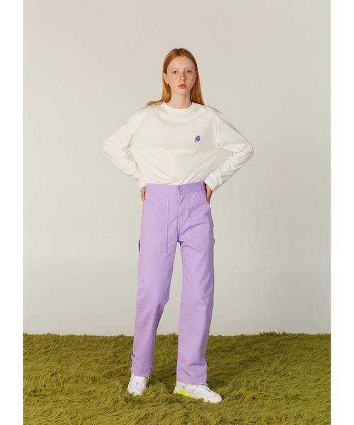 CLOTTY（クロッティ）の「『CLOTTY/クロッティ』SMALL CC LONG SLEEVE/スモール CC ロングスリーブ/カットソー/Tシャツ（Tシャツ/カットソー・レディース・ホワイト/ブラック/ベージュ/グリーン・FREE）」の8枚目の写真