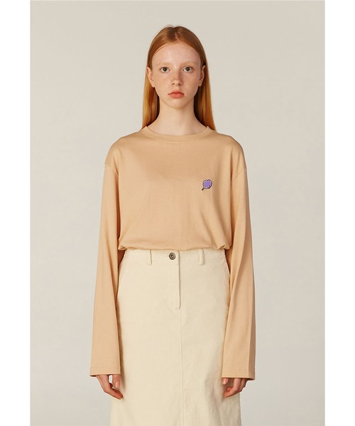 CLOTTY（クロッティ）の「『CLOTTY/クロッティ』SMALL CC LONG SLEEVE/スモール CC ロングスリーブ/カットソー/Tシャツ（Tシャツ/カットソー・レディース・ホワイト/ブラック/ベージュ/グリーン・FREE）」の15枚目の写真