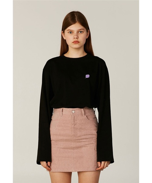 CLOTTY（クロッティ）の「『CLOTTY/クロッティ』SMALL CC LONG SLEEVE/スモール CC ロングスリーブ/カットソー/Tシャツ（Tシャツ/カットソー・レディース・ホワイト/ブラック/ベージュ/グリーン・FREE）」の12枚目の写真