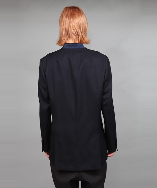 ato(アトウ)の「REVERSE COLLAR LUMANO TWILL JACKET(テーラードジャケット・メンズ・ベージュ/ブラック/ネイビー・44/46/48)」の16枚目の写真