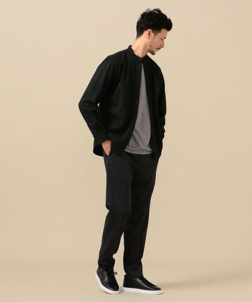 SHIPS(シップス)の「SC: フェイクスエード スタンドカラー シャツ(シャツ/ブラウス・メンズ・ブラック/ブラウン・MEDIUM/LARGE/X-LARGE/SMALL)」の14枚目の写真