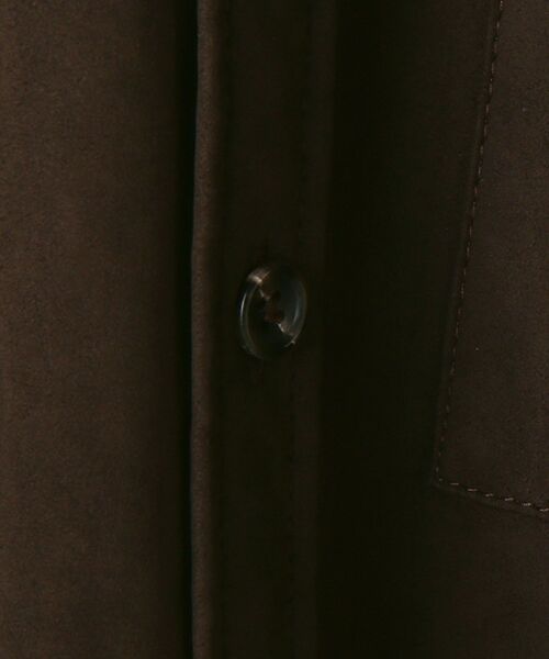 SHIPS(シップス)の「SC: フェイクスエード スタンドカラー シャツ(シャツ/ブラウス・メンズ・ブラック/ブラウン・MEDIUM/LARGE/X-LARGE/SMALL)」の22枚目の写真