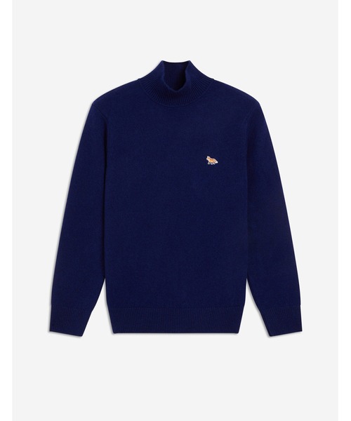 MAISON KITSUNÉ ネイビー 半袖ニット MAISON KITSUNE メゾンキツネ セーター メンズ レディース
