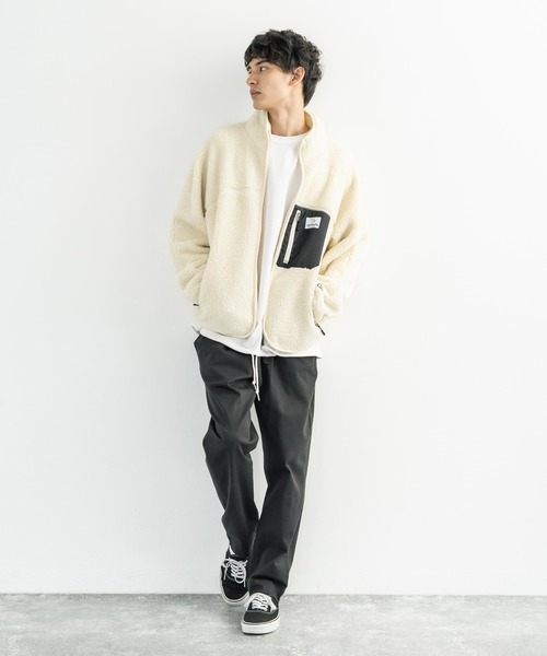 MARK GONZALES 別注 フリース ボアジャケット（ブルゾン）｜Mark