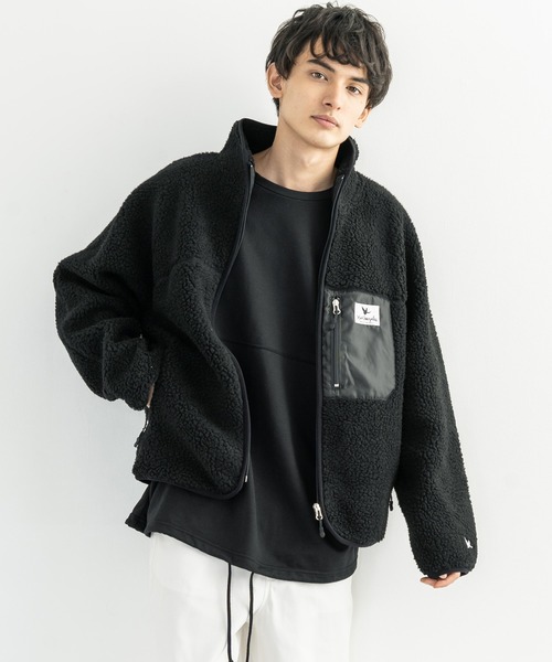 MARK GONZALES 別注 フリース ボアジャケット（ブルゾン）｜Mark