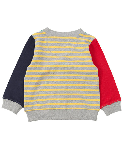 X-girl Stages(エックスガールステージス)の「MULTI COLOR CARDIGAN (4T~7T)(カーディガン/ボレロ・キッズ・アッシュ/ネイビー/レッド・4T/5T/7T/6T)」の10枚目の写真