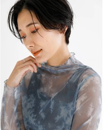 koe | タイダイ柄メッシュインナー〇(Tシャツ/カットソー)