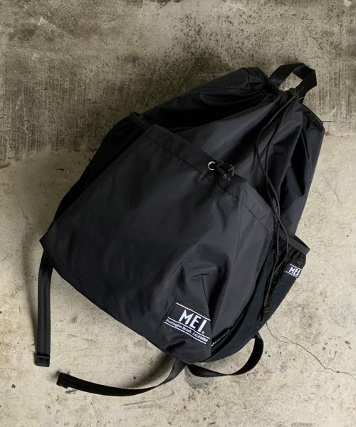 COMMON WARE(コモンウェアー)の「ST:MEI SUSTAINABLE SNAP BAG サスティナブル スナップバック(バックパック/リュック・レディース・ブラック/ネイビー/ブラウン/ライトブラウン/オリーブドラブ・FREE)」の2枚目の写真