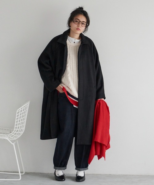 Libra Cue（リブラ キュー）の「【サイズ展開あり】デニムバルーンパンツ（デニムパンツ・レディース・ブラック/ダークブルー/ホワイト・FREE/2）」の20枚目の写真