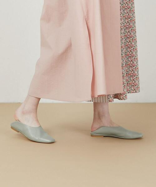 ADIEU TRISTESSE（アデュートリステス）の「バブーシュタイプフラットシューズ（その他シューズ・レディース・ライトグレー/マスタード・S/M/L）」の17枚目の写真