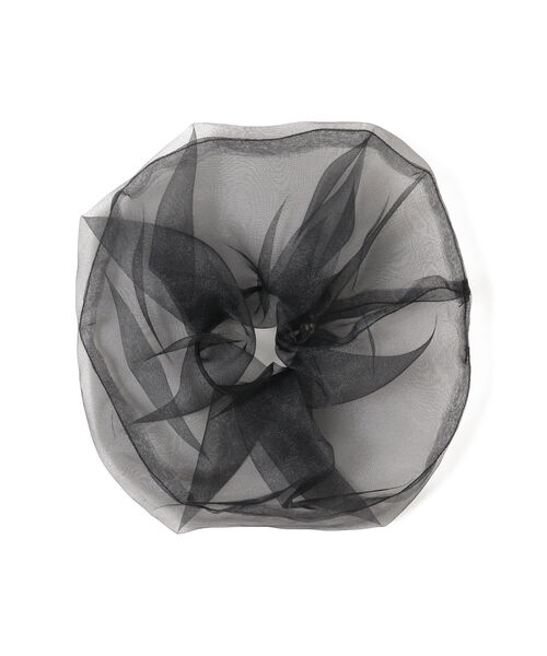 Ray BEAMS（レイビームス）の「Ray BEAMS / オーガンジー シュシュ②（シュシュ・レディース・パープル/ブラウン/ミント/ブラック・ONE SIZE）」の2枚目の写真