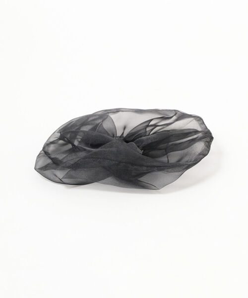 Ray BEAMS（レイビームス）の「Ray BEAMS / オーガンジー シュシュ②（シュシュ・レディース・パープル/ブラウン/ミント/ブラック・ONE SIZE）」の6枚目の写真