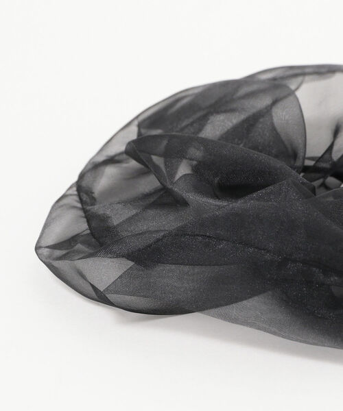 Ray BEAMS（レイビームス）の「Ray BEAMS / オーガンジー シュシュ②（シュシュ・レディース・パープル/ブラウン/ミント/ブラック・ONE SIZE）」の7枚目の写真