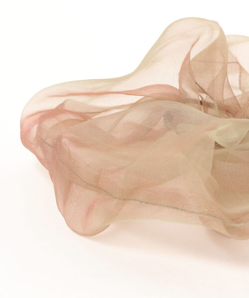 Ray BEAMS（レイビームス）の「Ray BEAMS / オーガンジー シュシュ②（シュシュ・レディース・パープル/ブラウン/ミント/ブラック・ONE SIZE）」の10枚目の写真