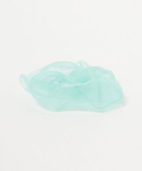 Ray BEAMS（レイビームス）の「Ray BEAMS / オーガンジー シュシュ②（シュシュ・レディース・パープル/ブラウン/ミント/ブラック・ONE SIZE）」の12枚目の写真