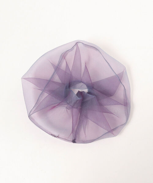 Ray BEAMS（レイビームス）の「Ray BEAMS / オーガンジー シュシュ②（シュシュ・レディース・パープル/ブラウン/ミント/ブラック・ONE SIZE）」の14枚目の写真