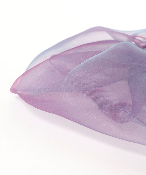 Ray BEAMS（レイビームス）の「Ray BEAMS / オーガンジー シュシュ②（シュシュ・レディース・パープル/ブラウン/ミント/ブラック・ONE SIZE）」の16枚目の写真