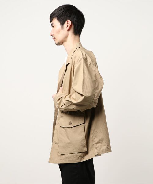 MARK&LONA ミリタリージャケット ベージュ MARK&LONA ミリタリージャケット ベージュ