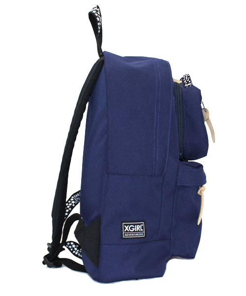 X-girl（エックスガール）の「【Soup5月号掲載】STAR TAPE BACKPACK（バックパック/リュック・レディース・ホワイト/ブラック/パープル/ネイビー・ONE SIZE）」の6枚目の写真