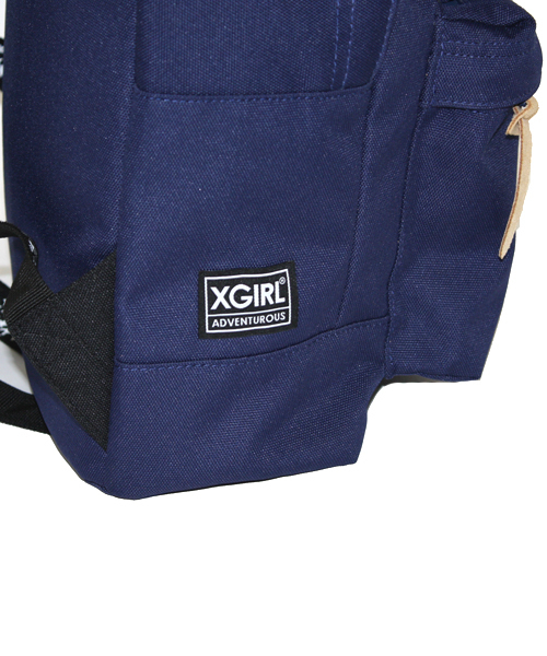 X-girl（エックスガール）の「【Soup5月号掲載】STAR TAPE BACKPACK（バックパック/リュック・レディース・ホワイト/ブラック/パープル/ネイビー・ONE SIZE）」の10枚目の写真