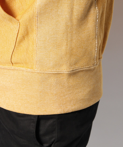 Champion（チャンピオン）の「Champion C3-E137 チャンピオン リバースウィーブ ジップパーカー（パーカー・メンズ・イエロー/レッド/ブラック/グレー/ネイビー・X-LARGE/LARGE/MEDIUM）」の14枚目の写真