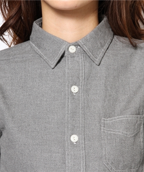 Kastane（カスタネ）の「【Kastane】無地シャツ（シャツ/ブラウス・レディース・グレー・FREE）」の5枚目の写真