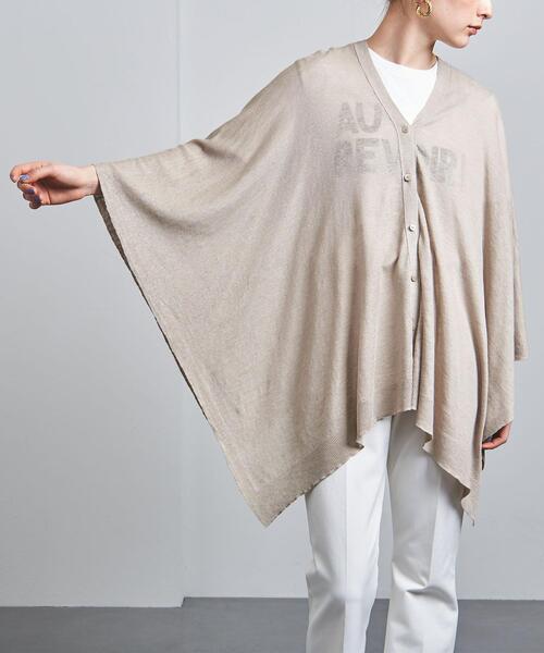 UNITED ARROWS(ユナイテッドアローズ)の「UBC LINEN マルチウェイ カーディガン†◆(カーディガン/ボレロ・レディース・ケリー/ネイビー/ベージュ・FREE)」の5枚目の写真