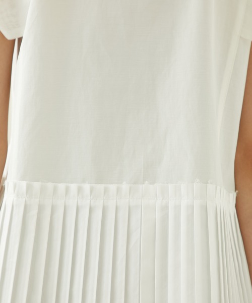 city（シティ）の「【CITY】パネルクロスボトムプリーツブラウス（シャツ/ブラウス・レディース・ホワイト/ブラック・FREE）」の20枚目の写真