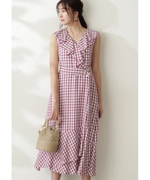 ◆【『美人百花』6月号掲載】パティチェックワンピース