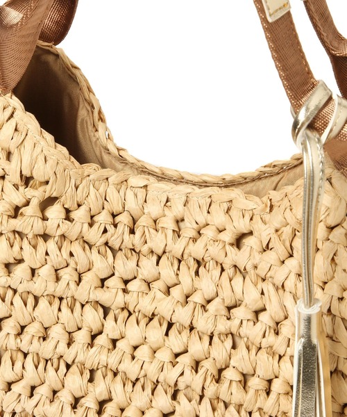 LAKOLE（ラコレ）の「ペーパータッセルトートバッグ / 930391（かごバッグ・レディース・グレー/ブラウン/ナチュラル・FREE）」の16枚目の写真