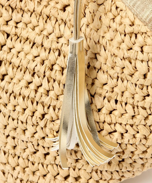 LAKOLE（ラコレ）の「ペーパータッセルトートバッグ / 930391（かごバッグ・レディース・グレー/ブラウン/ナチュラル・FREE）」の18枚目の写真