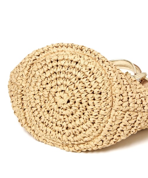 LAKOLE（ラコレ）の「ペーパータッセルトートバッグ / 930391（かごバッグ・レディース・グレー/ブラウン/ナチュラル・FREE）」の7枚目の写真