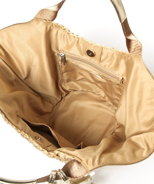 LAKOLE（ラコレ）の「ペーパータッセルトートバッグ / 930391（かごバッグ・レディース・グレー/ブラウン/ナチュラル・FREE）」の11枚目の写真