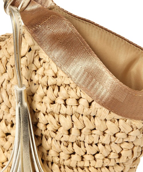 LAKOLE（ラコレ）の「ペーパータッセルトートバッグ / 930391（かごバッグ・レディース・グレー/ブラウン/ナチュラル・FREE）」の21枚目の写真