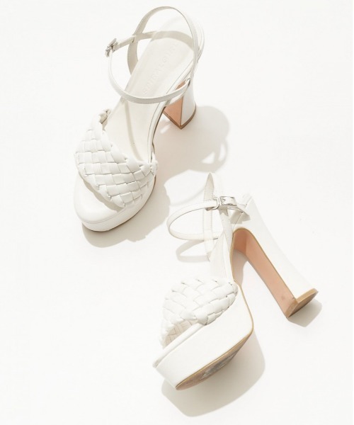 SPIRALGIRL（スパイラルガール）の「編み込みストラップサンダル（サンダル・レディース・オフホワイト/ブラック/ブルー・MEDIUM/LARGE）」の21枚目の写真