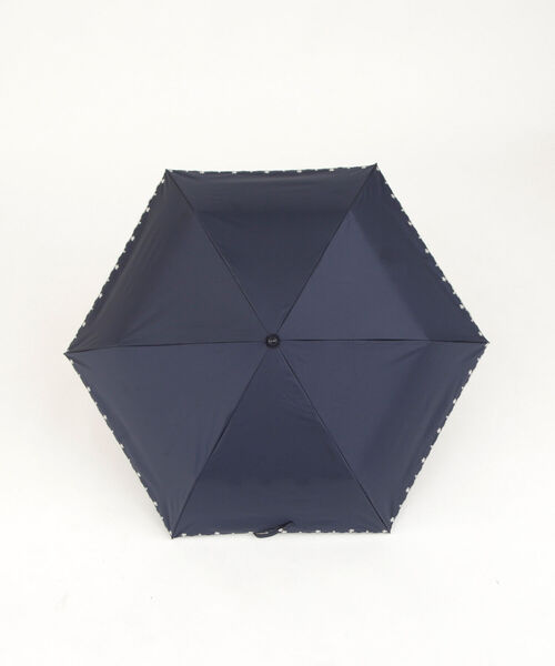 スカラップフラワー刺繍晴雨兼用折りたたみ傘日傘