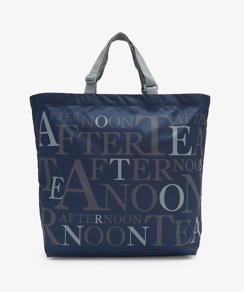 スリットポケット付きロゴバッグL（エコバッグ/サブバッグ