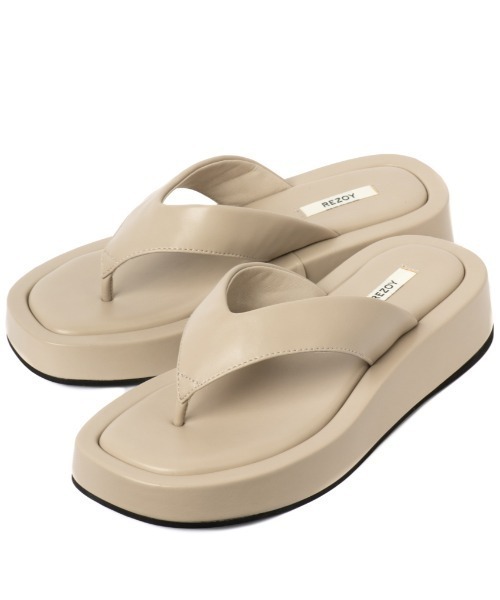 REZOY（リゾイ）の「【REZOY】フラットトングサンダル（サンダル・レディース・ホワイト/アッシュグレー/ブラック/マスタード・LL/S/M/L）」の22枚目の写真