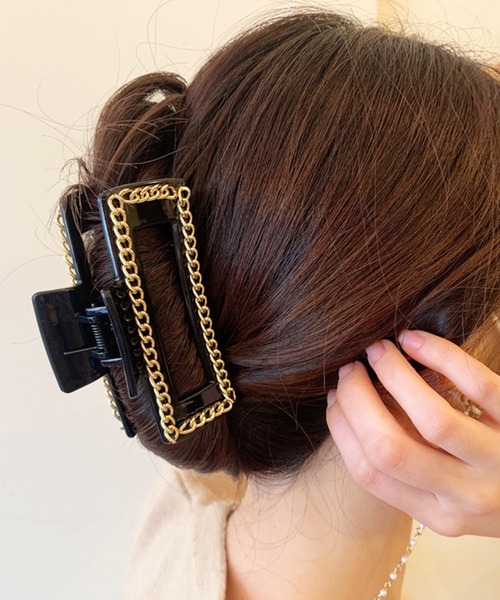 WESTSEA（ウエストシー）の「バンス ヘアクリップ セット リボン ロング クリア 2個セット 韓国デザイン（バレッタ/ヘアクリップ・レディース・その他/その他2/その他1・FREE）」の5枚目の写真