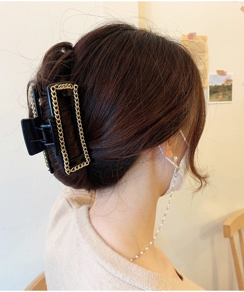 WESTSEA（ウエストシー）の「バンス ヘアクリップ セット リボン ロング クリア 2個セット 韓国デザイン（バレッタ/ヘアクリップ・レディース・その他/その他2/その他1・FREE）」の6枚目の写真