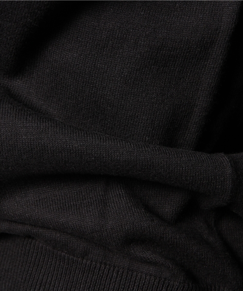 URBAN RESEARCH DOORS WOMENS（アーバンリサーチ ドアーズ ウィメンズ）の「DOORS コットンクルーネックプルオーバー（ニット/セーター・レディース・アイボリー/グレー/グリーン/ブラック・ONE）」の7枚目の写真