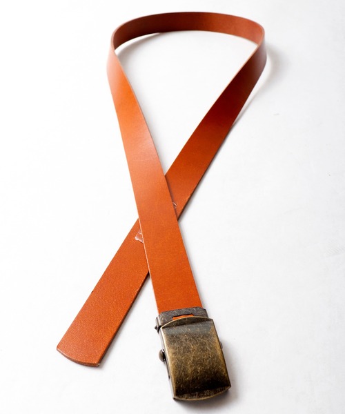 FUNALIVE（ファンアライブ）の「バッファローレザーナローベルト（ベルト・メンズ・ブラック/ブラウン/キャメル/レッド/ネイビー/ブラック系その他/レッド系その他/オリーブ/ブルー/ブラウン系その他2/ブラウン系その他/ライトブラウン・FREE）」の11枚目の写真