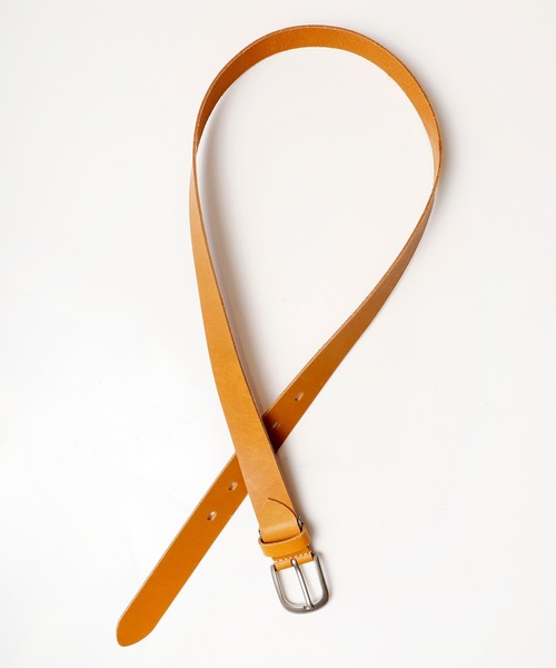 FUNALIVE（ファンアライブ）の「バッファローレザーナローベルト（ベルト・メンズ・ブラック/ブラウン/キャメル/レッド/ネイビー/ブラック系その他/レッド系その他/オリーブ/ブルー/ブラウン系その他2/ブラウン系その他/ライトブラウン・FREE）」の7枚目の写真