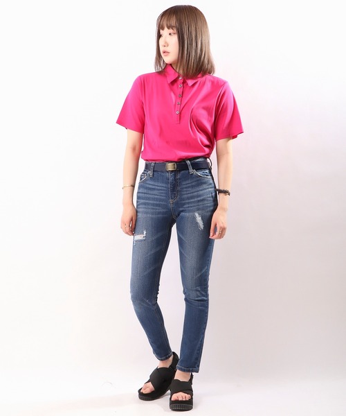 FUNALIVE（ファンアライブ）の「バッファローレザーナローベルト（ベルト・メンズ・ブラック/ブラウン/キャメル/レッド/ネイビー/ブラック系その他/レッド系その他/オリーブ/ブルー/ブラウン系その他2/ブラウン系その他/ライトブラウン・FREE）」の18枚目の写真